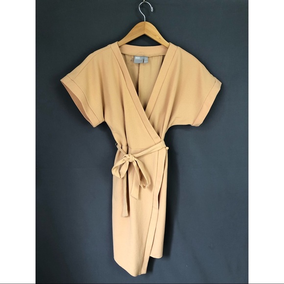 ASOS Crepe Wrap Dress - Picture 4 of 7